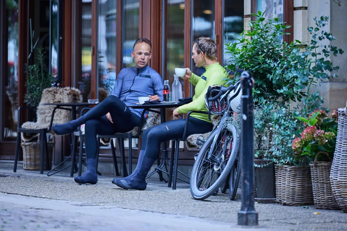 Il Biondo Courage Zima Langærmet Cykeltrøje Termo Herre - Stålgrå