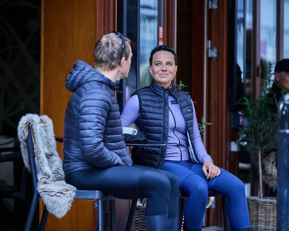 Il Biondo Courage Zima Langærmet Cykeltrøje Termo Dame - Lynggrå