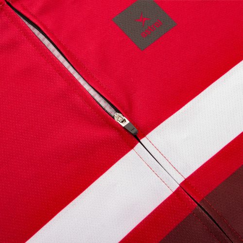 CRA10001M Astral SS Jersey Man ART57799 Stripe – RED - Zipper